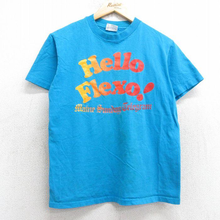 Hanes M/古着 ヘインズ 半袖 ビンテージ Tシャツ メンズ 80s Hello 