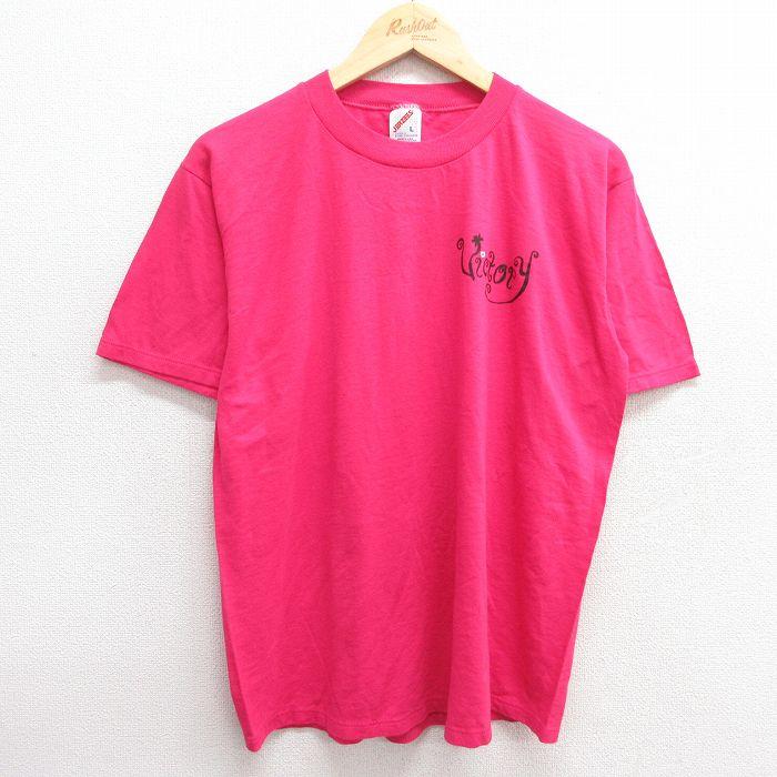 L/古着 ジャージーズ 半袖 ビンテージ Tシャツ メンズ 90s ハート