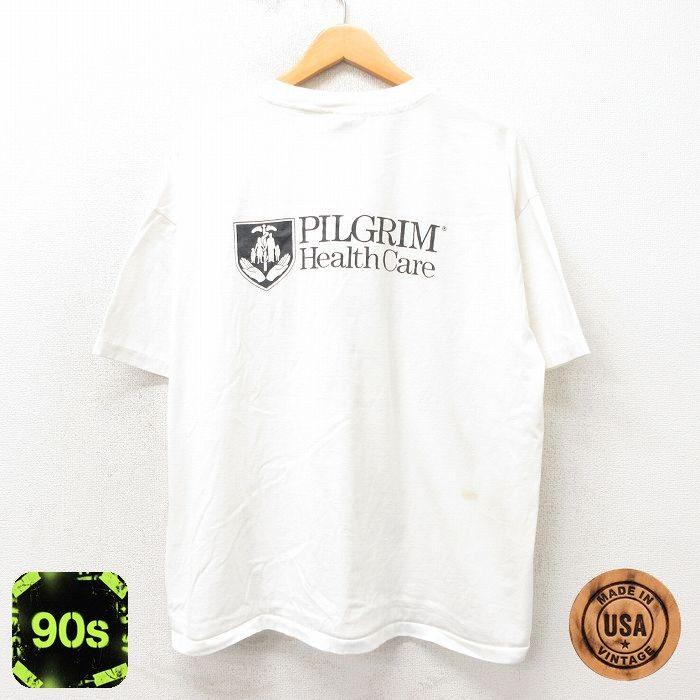 50%OFF】XL/古着 半袖 ビンテージ Tシャツ メンズ 90s PILGRIM 大きい 
