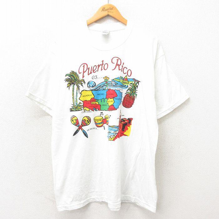 XL/古着 半袖 ビンテージ Tシャツ メンズ 00s プエルトリコ 大きい