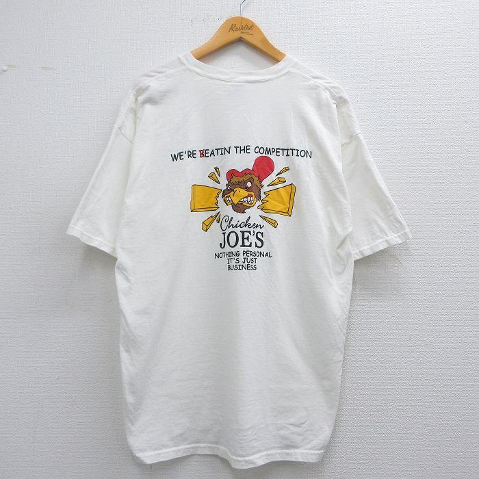 XL/古着 半袖 ビンテージ Tシャツ メンズ 00s 鳥 チキン 大きいサイズ