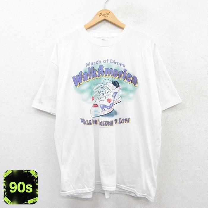 Hanes（ヘインズ） XL/古着 半袖 ビンテージ Tシャツ メンズ 90s
