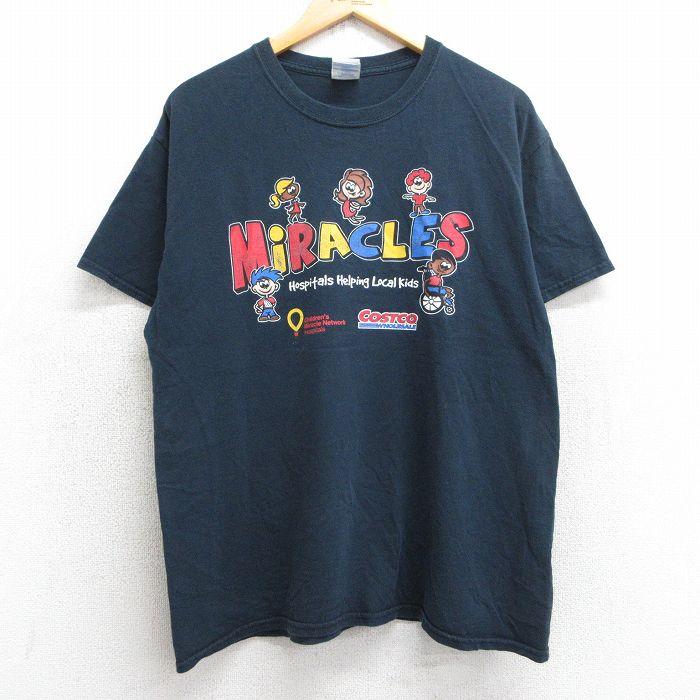 L/古着 半袖 ビンテージ Tシャツ メンズ 00s MiRACLES コストコ