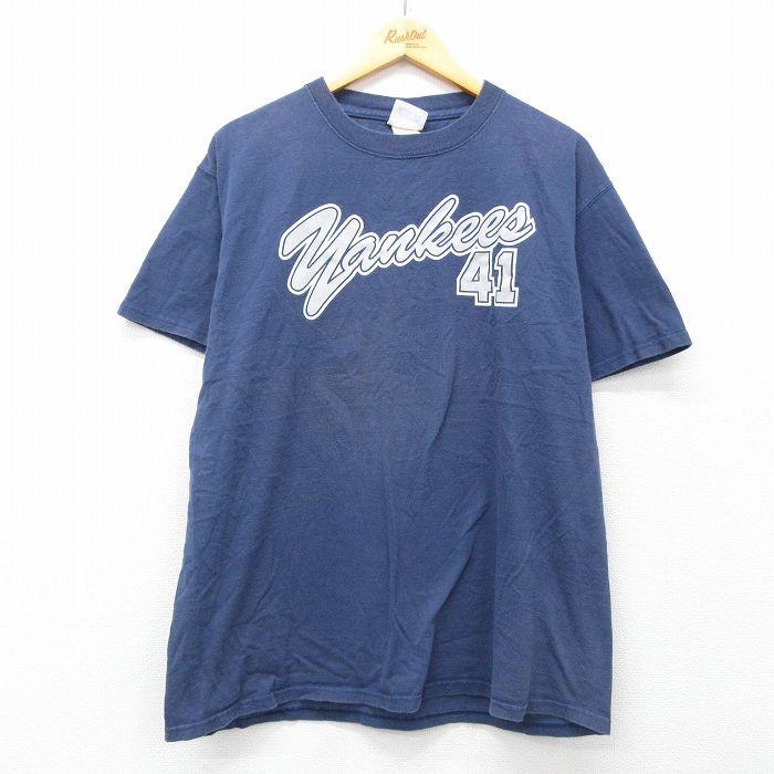 MLB 【50%OFF】XL/古着 半袖 ビンテージ Tシャツ メンズ 00s MLB