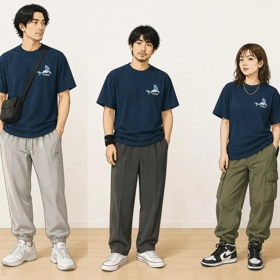 L/古着 半袖 ビンテージ Tシャツ メンズ 90s サメ ハワイ コットン