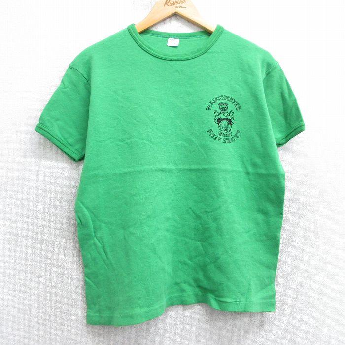 M/古着 半袖 ビンテージ Tシャツ メンズ 70s マンチェスター 大学