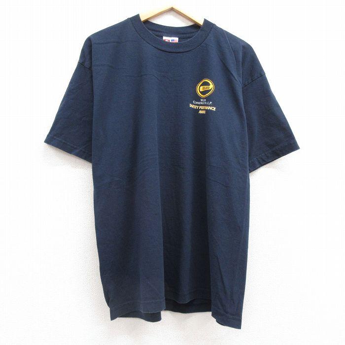XL/古着 半袖 ビンテージ Tシャツ メンズ 00s 重機 コットン クルー