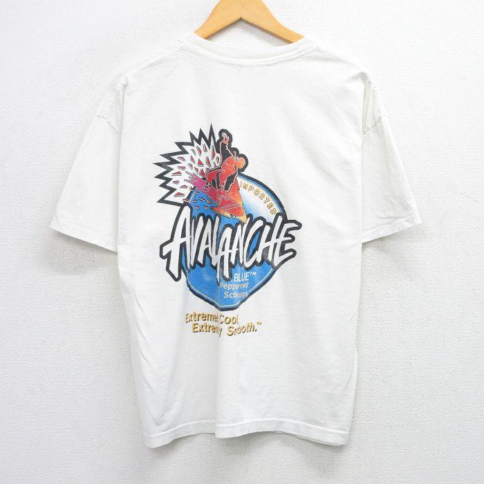 XL/古着 半袖 ビンテージ Tシャツ メンズ 90s AVALANCHE スノーボード