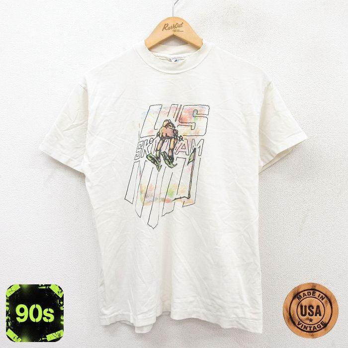 Hanes（ヘインズ） M/古着 半袖 ビンテージ Tシャツ メンズ 90s US 