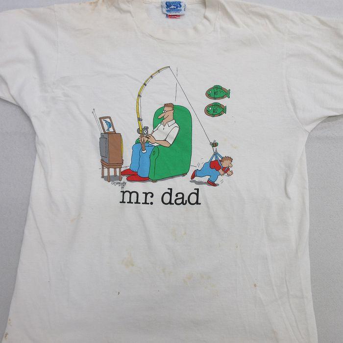 50%OFF】XL/古着 半袖 ビンテージ Tシャツ メンズ 80s mr.dad