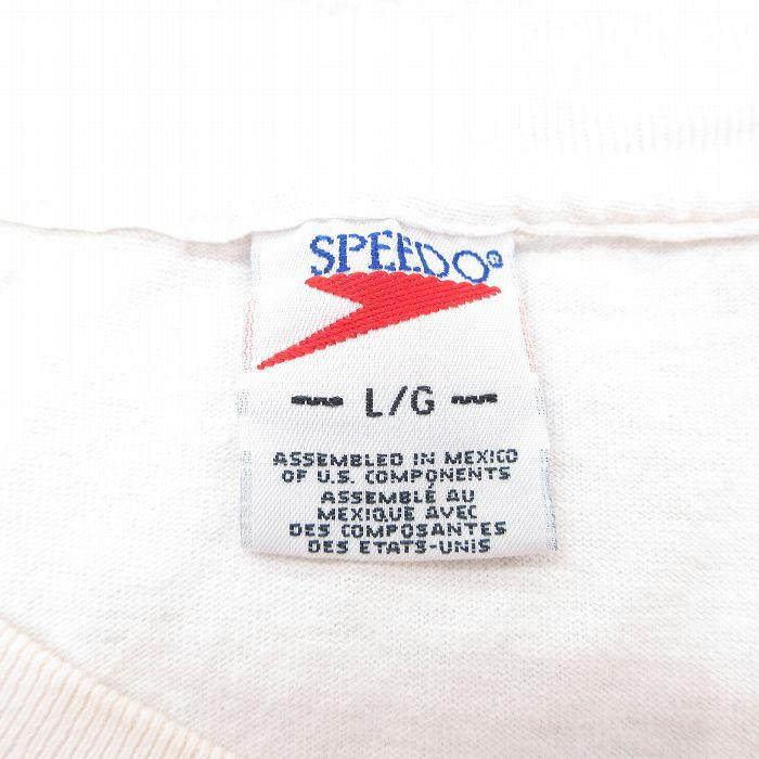 speedo（スピード） L/古着 半袖 ビンテージ Tシャツ メンズ 90s USA
