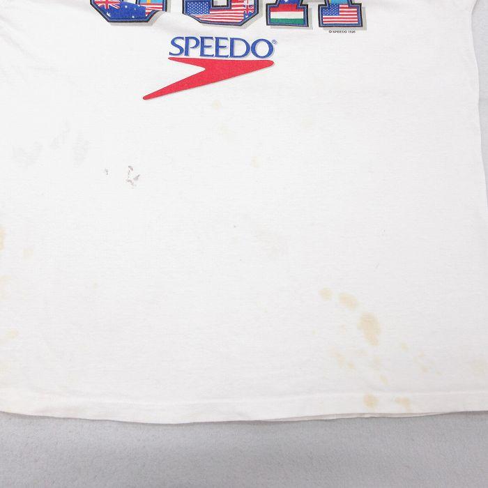 speedo（スピード） L/古着 半袖 ビンテージ Tシャツ メンズ 90s USA