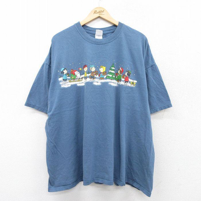 SNOOPY（スヌーピー） XL/古着 半袖 ビンテージ Tシャツ メンズ 00s