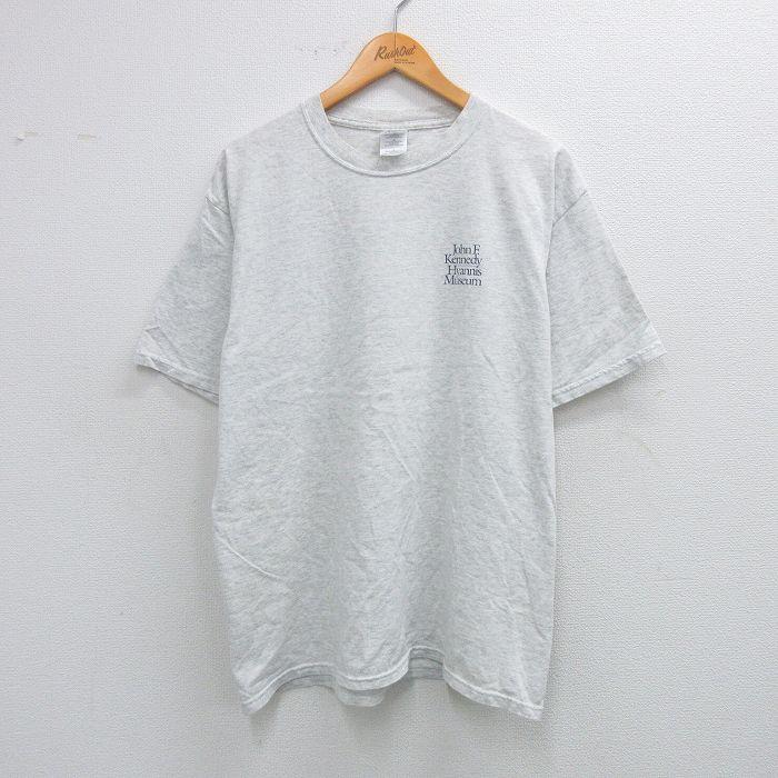 L/古着 半袖 ビンテージ Tシャツ メンズ 00s ジョン F ケネディ クルー 