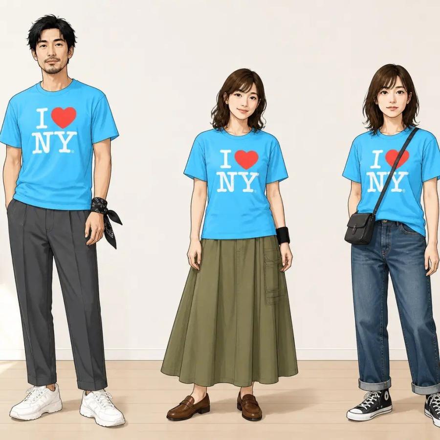 M/古着 半袖 ビンテージ Tシャツ メンズ 00s ニューヨーク コットン