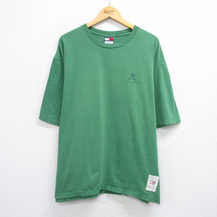 TOMMY HILFIGER XL/古着 トミーヒルフィガー 半袖 ビンテージ