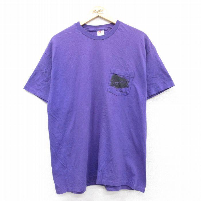 Hanes（ヘインズ） XL/古着 半袖 ビンテージ Tシャツ メンズ 90s