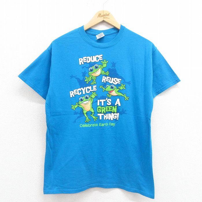 50%OFF】M/古着 半袖 ビンテージ Tシャツ メンズ 00s カエル コットン