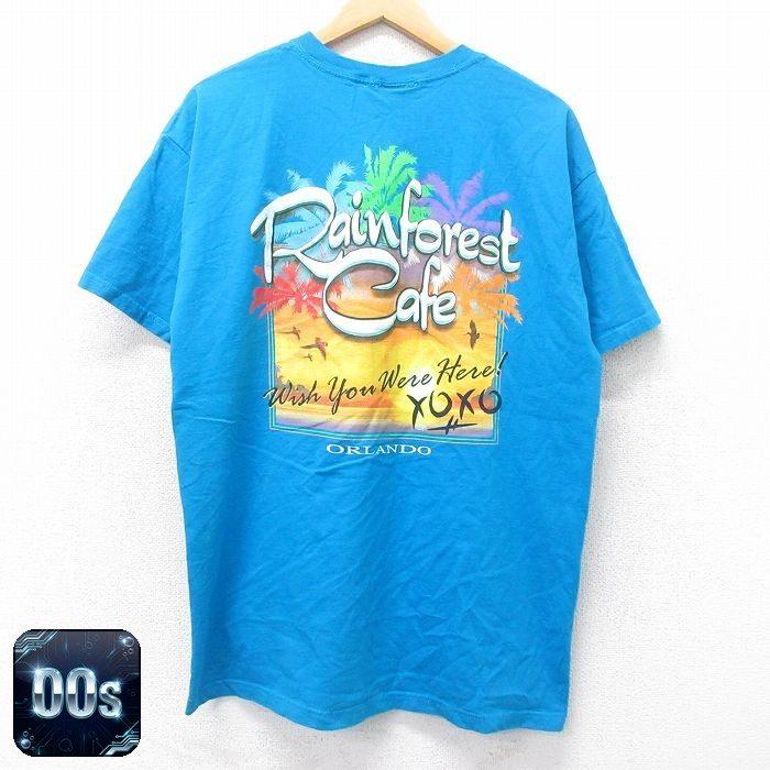 XL/古着 半袖 ビンテージ Tシャツ メンズ 00s Rainforest Cafe