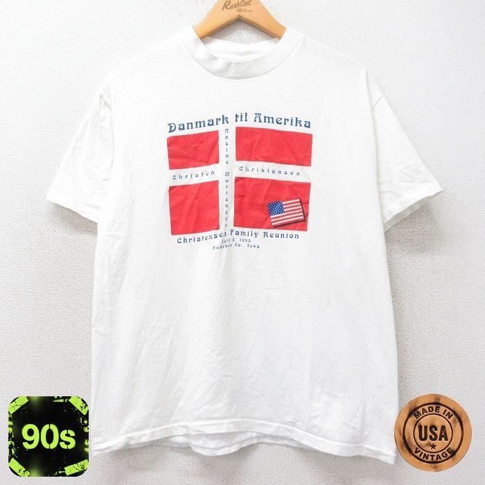Hanes（ヘインズ） L/古着 半袖 ビンテージ Tシャツ メンズ 90s 
