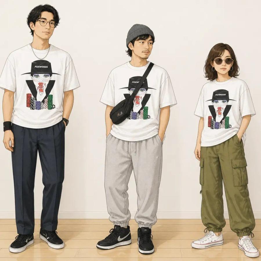 XL/古着 半袖 ビンテージ Tシャツ メンズ 80年代 80s FOXWOODS