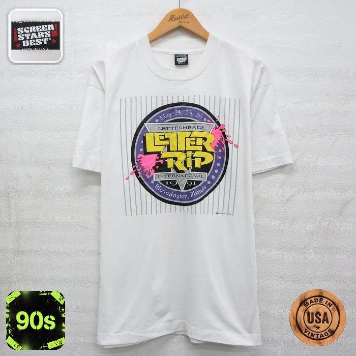 XL/古着 スクリーンスターズ 半袖 ビンテージ Tシャツ メンズ 90年代 