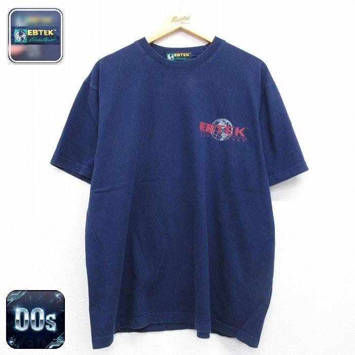 XL/古着 エディーバウアー EBTEK 半袖 ビンテージ Tシャツ メンズ 00 