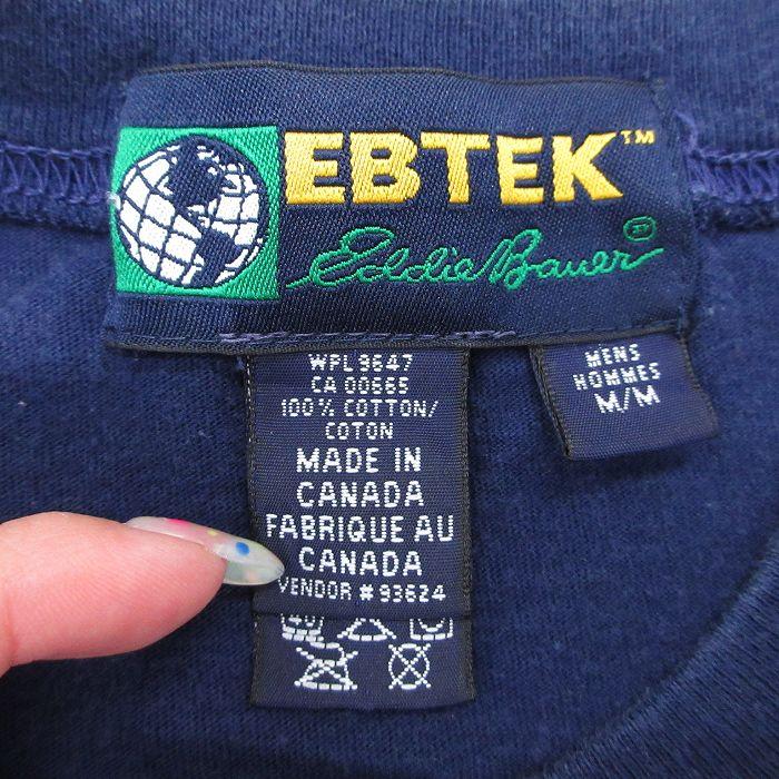 XL/古着 エディーバウアー EBTEK 半袖 ビンテージ Tシャツ メンズ 00 