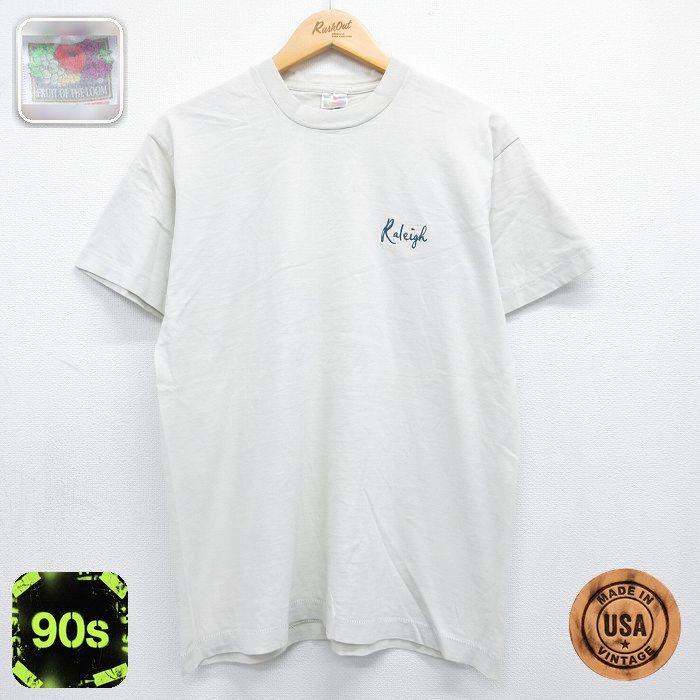 L/古着 フルーツオブザルーム 半袖 ビンテージ Tシャツ メンズ 90年代 