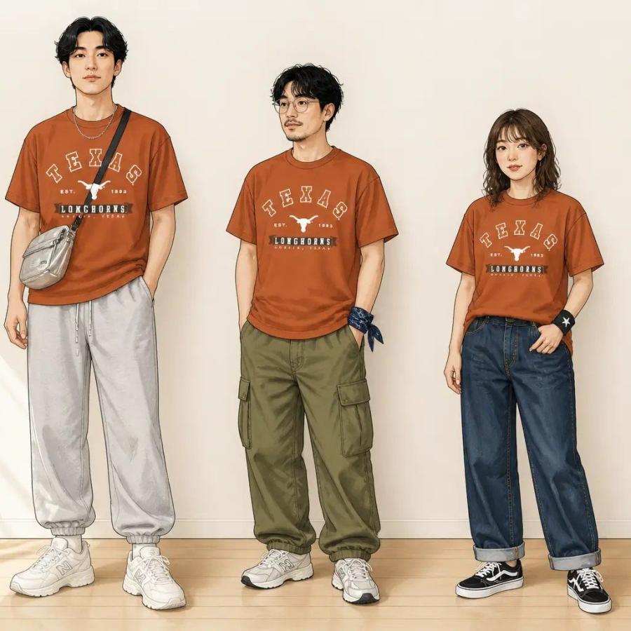 L/古着 半袖 ビンテージ Tシャツ メンズ 00s テキサス コットン クルー