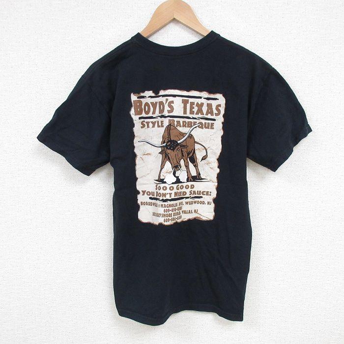 ヴィンテージTシャツ 古着　半袖 M/古着 半袖 ビンテージ Tシャツ メンズ 00sテキサス コットン クルー