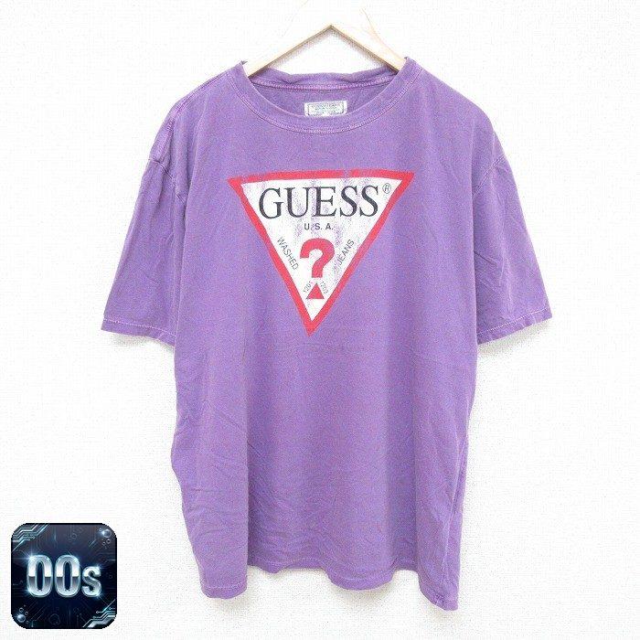 GUESS（ゲス） XL/古着 半袖 ビンテージ Tシャツ メンズ 00s 