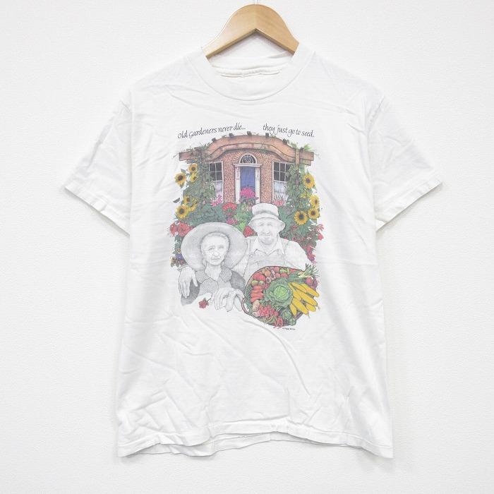M/古着 半袖 ビンテージ Tシャツ メンズ 90s ペギーマリー 男女 クルー 