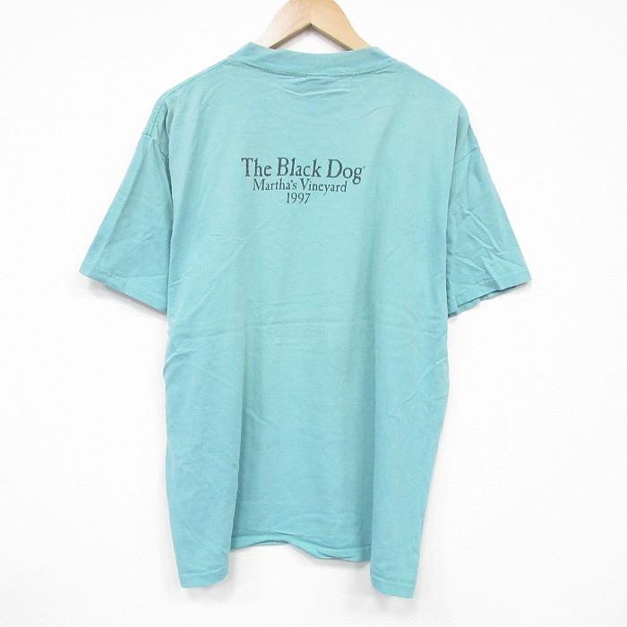 XL/古着 半袖 ビンテージ Tシャツ メンズ 90s The Black Dog
