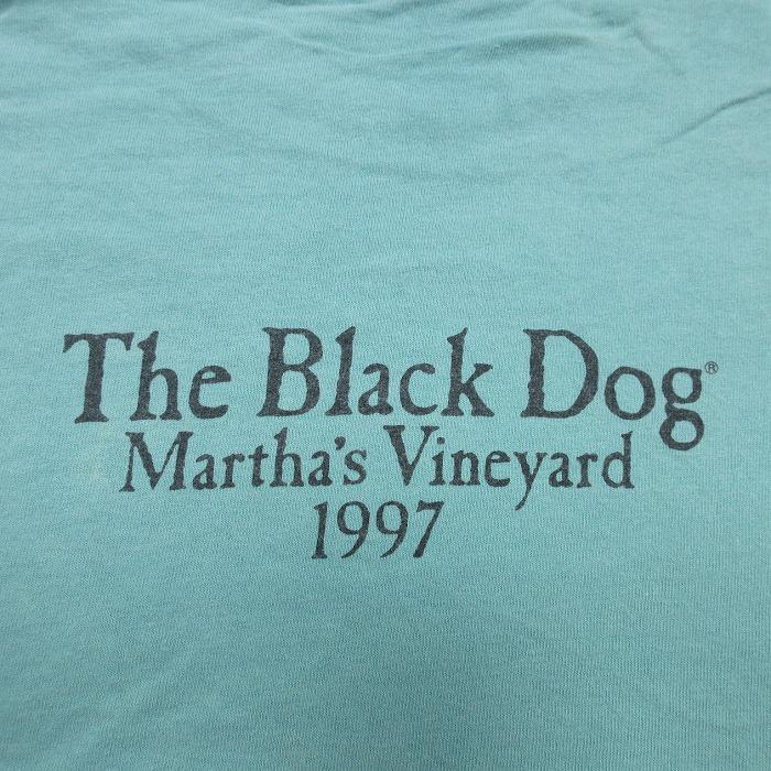 XL/古着 半袖 ビンテージ Tシャツ メンズ 90s The Black Dog
