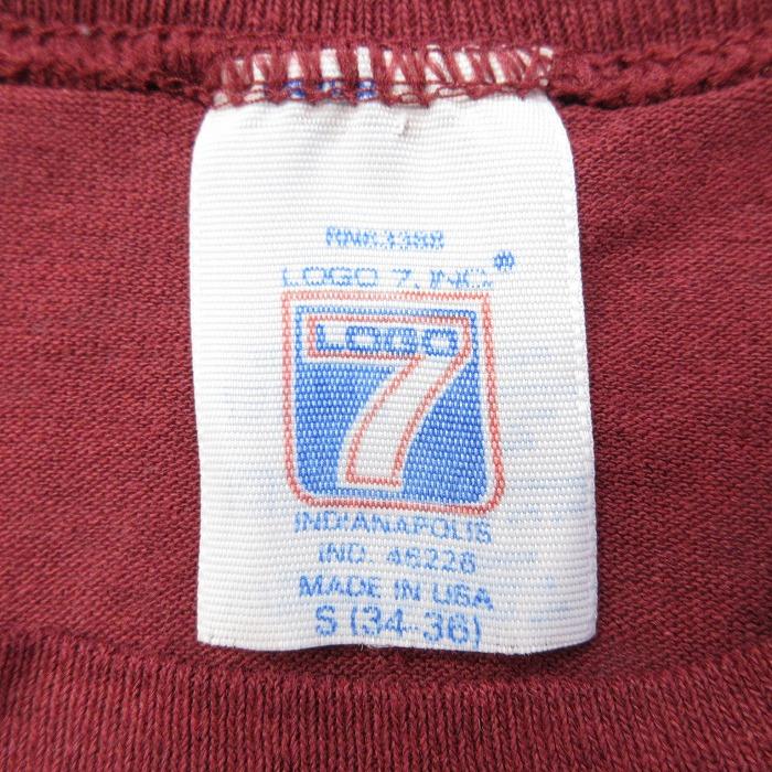 S/古着 半袖 ビンテージ Tシャツ メンズ 80s NFL ワシントンレッド