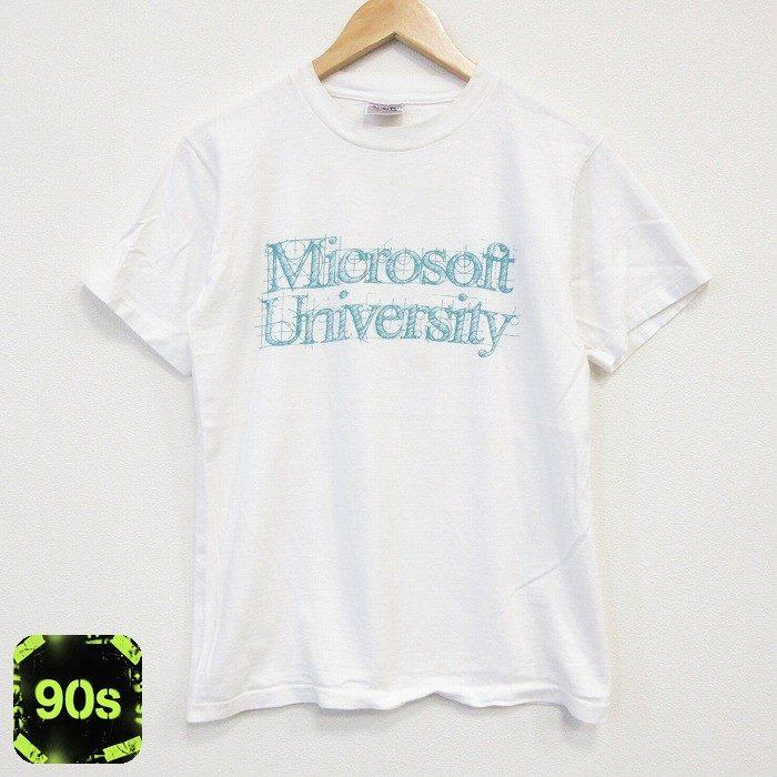 M/古着 オニータ 半袖 ビンテージ Tシャツ メンズ 90s マイクロソフト