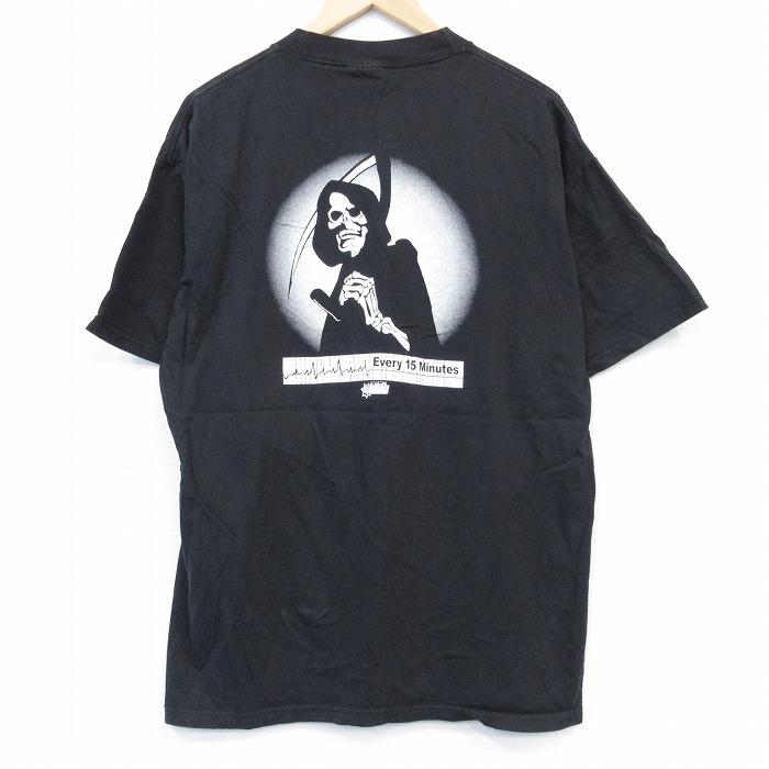 Hanes（ヘインズ） XL/古着 半袖 ビンテージ Tシャツ メンズ 00s 死神