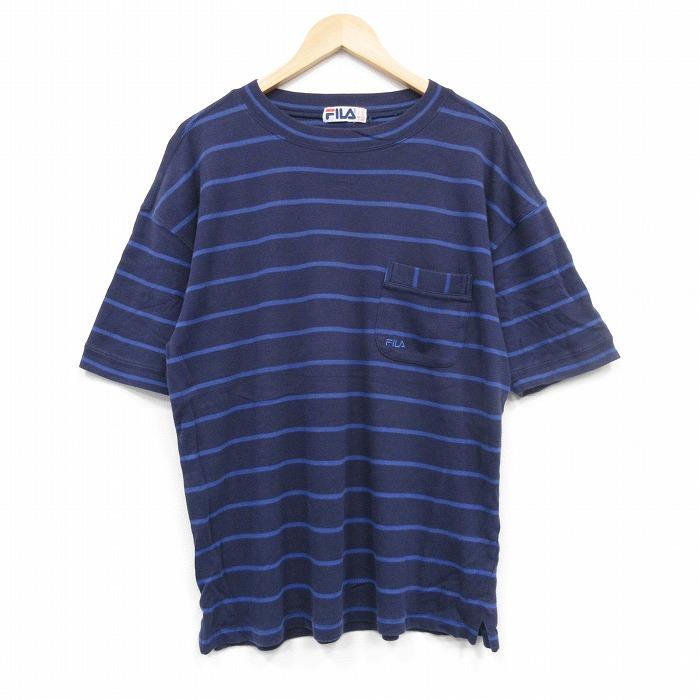 FILA（フィラ） XL/古着 半袖 ビンテージ Tシャツ メンズ 90s ワン 