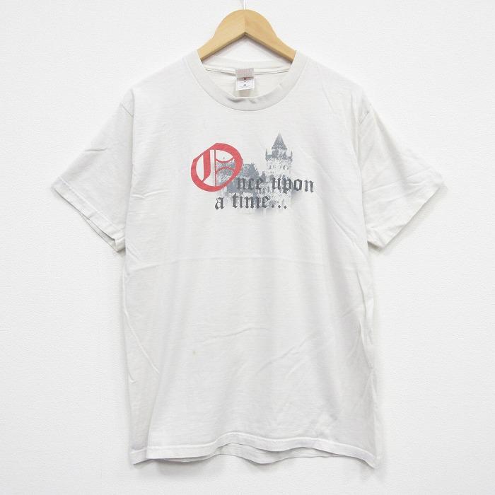 L/古着 フルーツオブザルーム 半袖 ビンテージ Tシャツ メンズ 00s 城 
