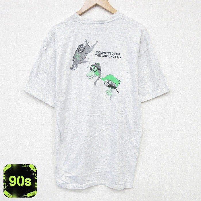 XL/古着 オニータ 半袖 ビンテージ Tシャツ メンズ 90s 鳥 イノシシ 