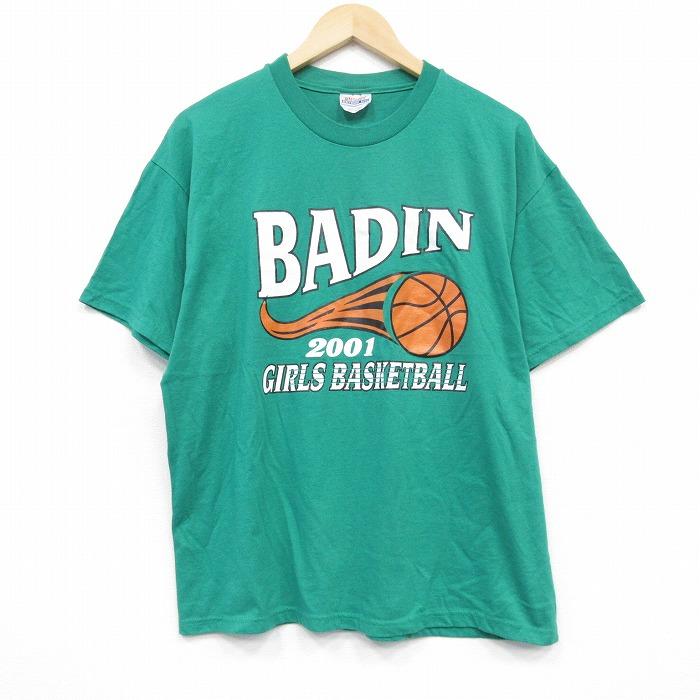 Hanes バスケットボール選手 Tシャツ Lサイズ Hanes（ヘインズ） L/古着 半袖 ビンテージ Tシャツ メンズ 00s