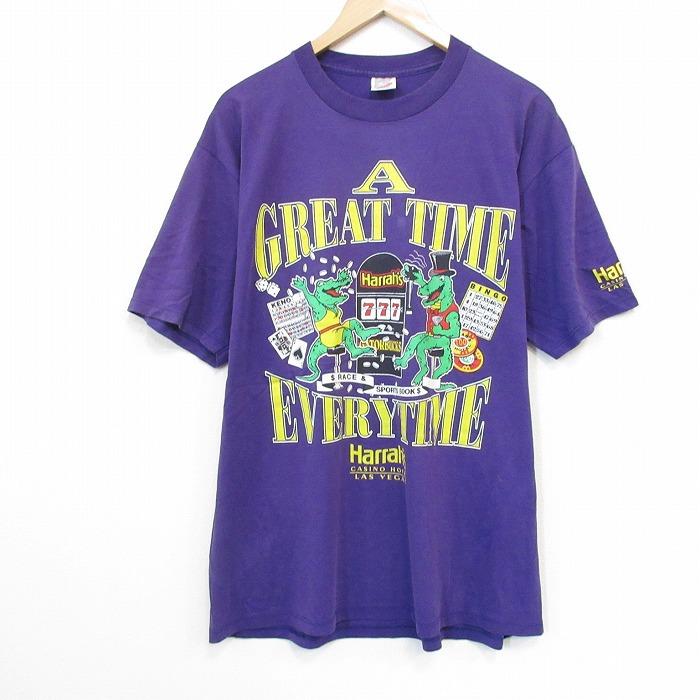 XL/古着 ジャージーズ 半袖 ビンテージ Tシャツ メンズ 90s ワニ