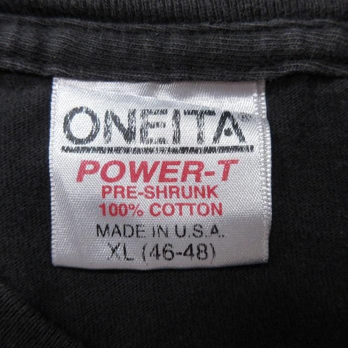 XL/古着 オニータ ONEITA 半袖 ロック バンド ビンテージ Tシャツ