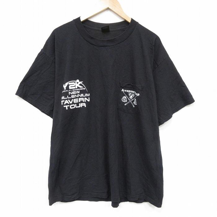 Y2K XL/古着 半袖 ビンテージ Tシャツ メンズ 90年代 90s 大きいサイズ