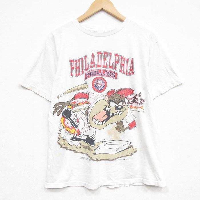 MLB L/古着 半袖 ビンテージ Tシャツ メンズ 90年代 90s MLB ルーニー