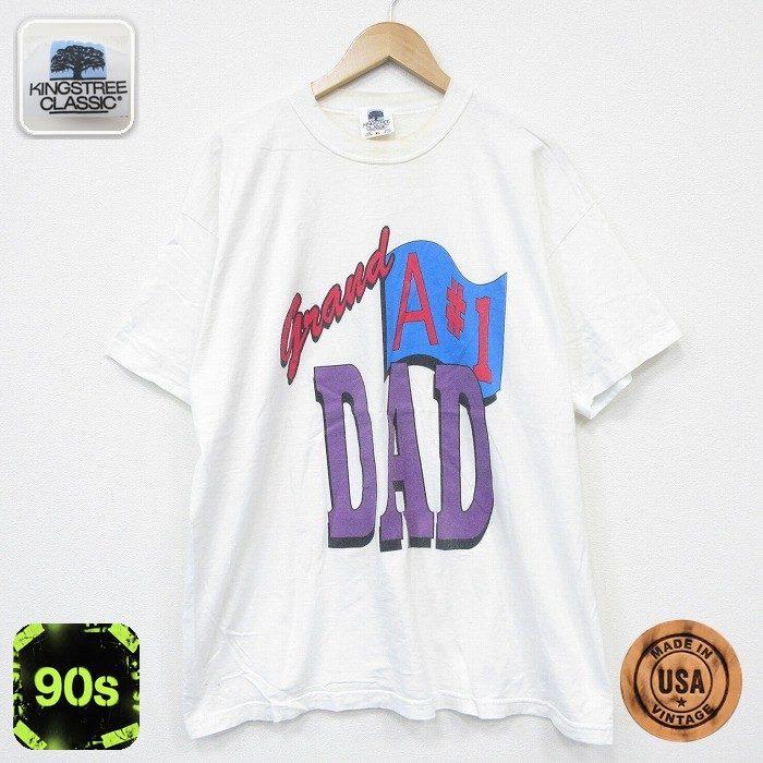 XL/古着 半袖 ビンテージ Tシャツ メンズ 90年代 90s DAD 大きいサイズ