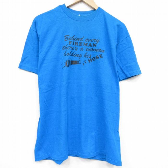 Hanes（ヘインズ） L/古着 半袖 ビンテージ Tシャツ メンズ 80年代 80s
