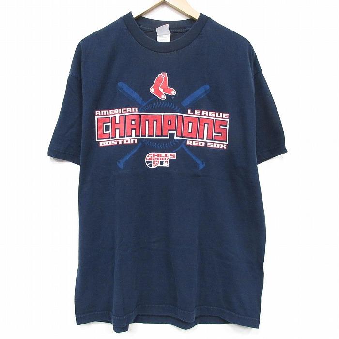 XL/古着 半袖 ビンテージ Tシャツ メンズ 00年代 00s MLB ボストン