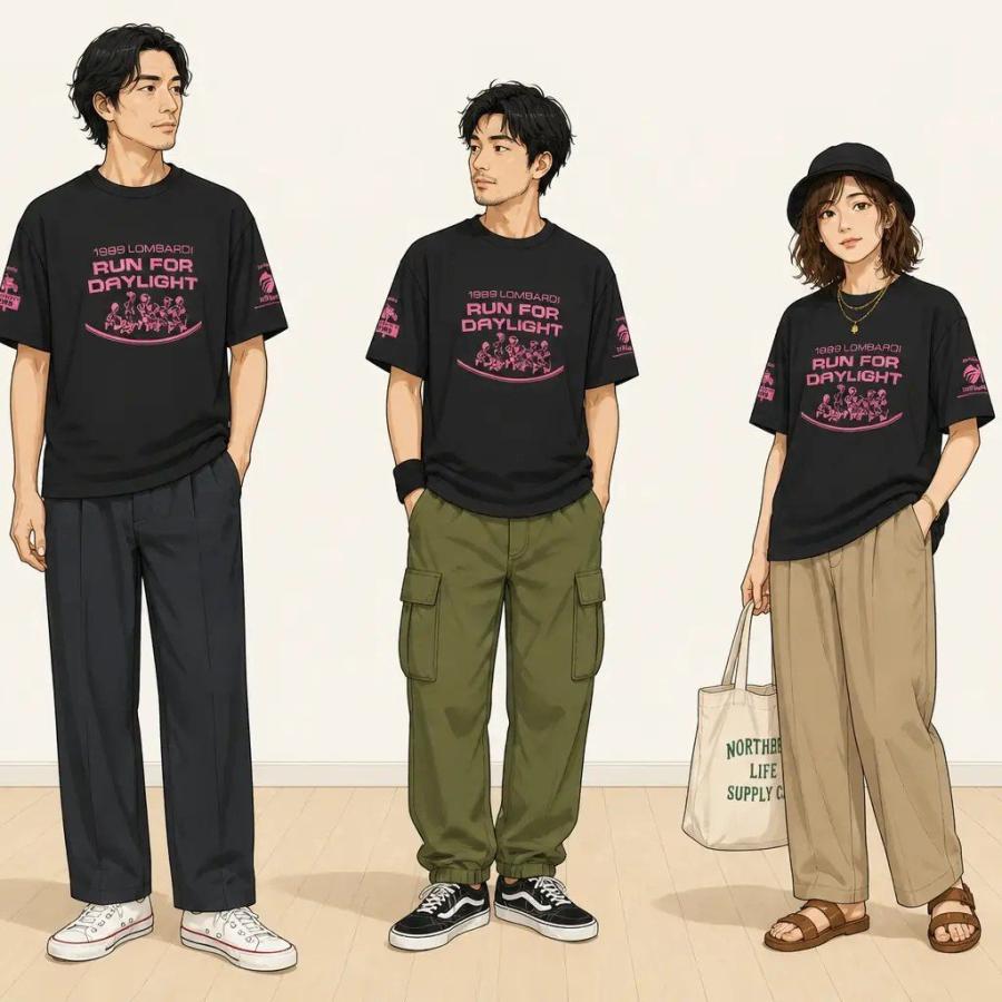 XL/古着 半袖 ビンテージ Tシャツ メンズ 80年代 80s マラソン クルー